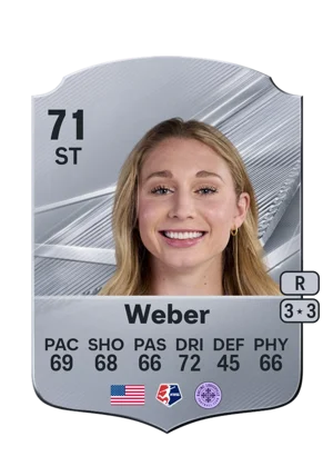 Weber - 71 - Rare EA FC 27 card