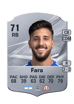 Fara - 71 - Rare EA FC 27 card