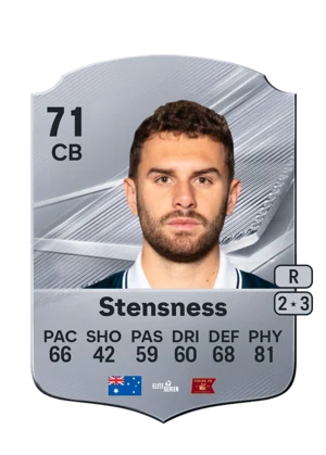 Stensness - 71 - Rare EA FC 27 card