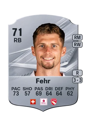 Fehr - 71 - Rare EA FC 27 card