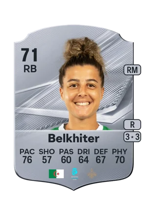Belkhiter - 71 - Rare EA FC 27 card
