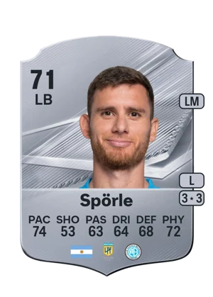 Spörle - 71 - Rare EA FC 27 card