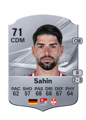 Sahin - 71 - Rare EA FC 27 card