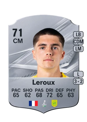 Leroux - 71 - Rare EA FC 27 card
