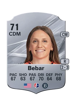 Bebar - 71 - Rare EA FC 27 card