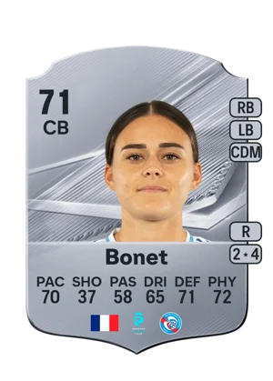 Bonet - 71 - Rare EA FC 27 card