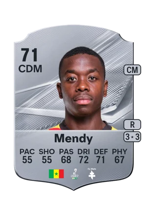 Mendy - 71 - Rare EA FC 27 card