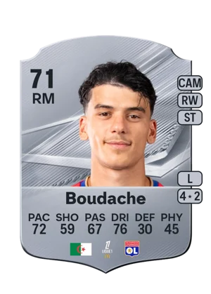 Boudache - 71 - Rare EA FC 27 card
