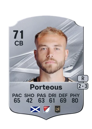 Porteous - 71 - Rare EA FC 27 card