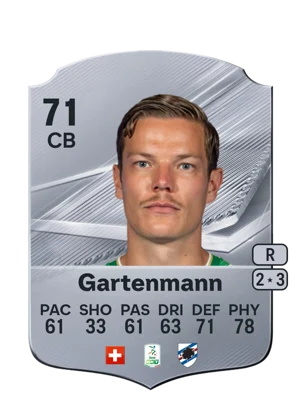 Gartenmann - 71 - Rare EA FC 27 card
