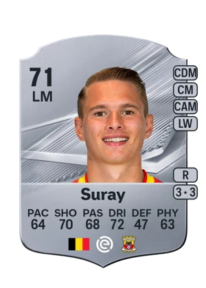 Suray - 71 - Rare EA FC 27 card