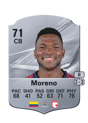 Moreno - 71 - Rare EA FC 27 card