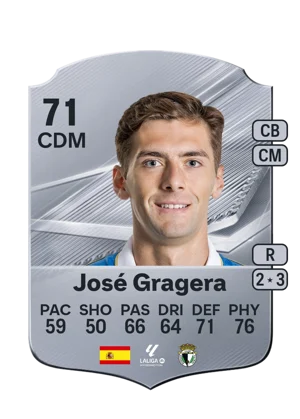 José Gragera - 71 - Rare EA FC 27 card