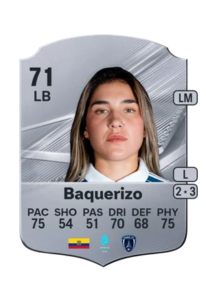Baquerizo - 71 - Rare EA FC 27 card