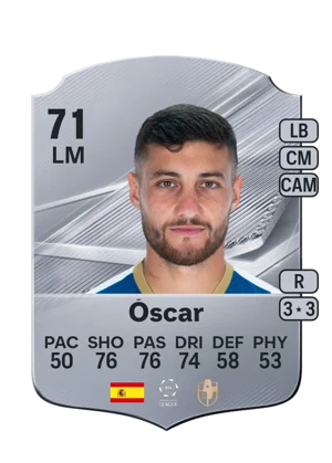 Óscar - 71 - Rare EA FC 27 card