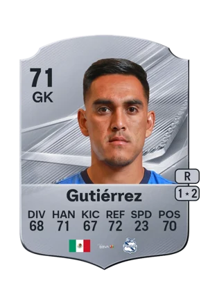 Gutiérrez - 71 - Rare EA FC 27 card