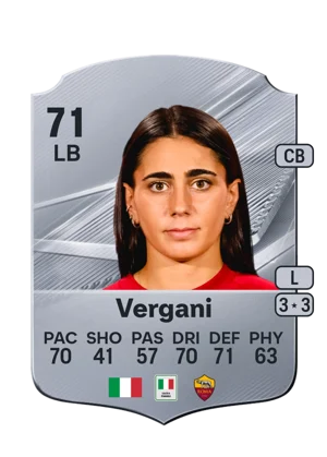 Vergani - 71 - Rare EA FC 27 card