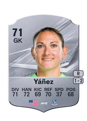 Yáñez - 71 - Rare EA FC 27 card