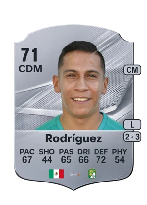 Rodríguez - 71 - Rare EA FC 27 card