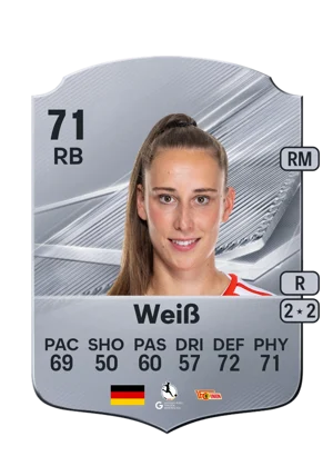 Weiß - 71 - Rare EA FC 27 card