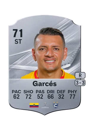 Garcés - 71 - Rare EA FC 27 card