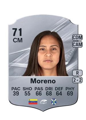 Moreno - 71 - Rare EA FC 27 card