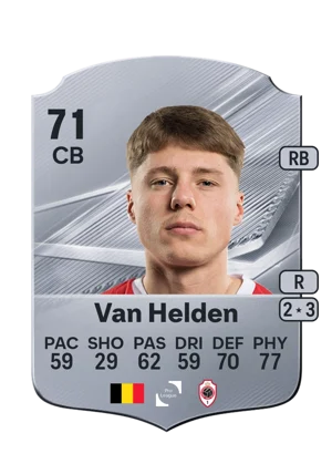 Van Helden - 71 - Rare EA FC 27 card