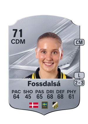 Fossdalsá - 71 - Rare EA FC 27 card