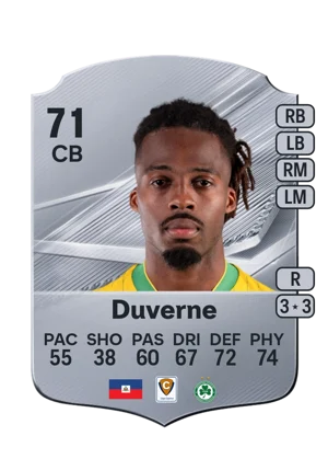 Duverne - 71 - Rare EA FC 27 card
