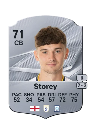 Storey - 71 - Rare EA FC 27 card