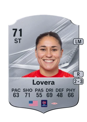 Lovera - 71 - Rare EA FC 27 card