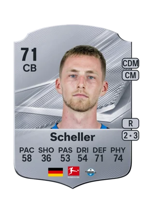 Scheller - 71 - Rare EA FC 27 card