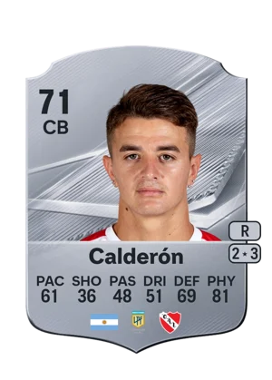 Calderón - 71 - Rare EA FC 27 card