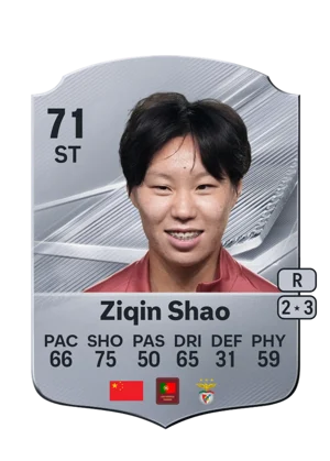 Ziqin Shao - 71 - Rare EA FC 27 card