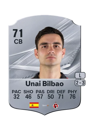 Unai Bilbao - 71 - Rare EA FC 27 card