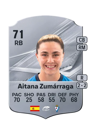 Aitana Zumárraga - 71 - Rare EA FC 27 card