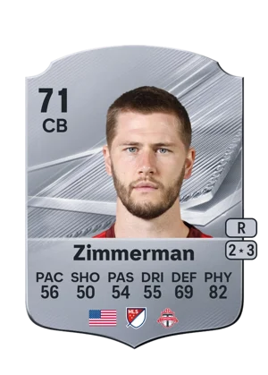 Zimmerman - 71 - Rare EA FC 27 card