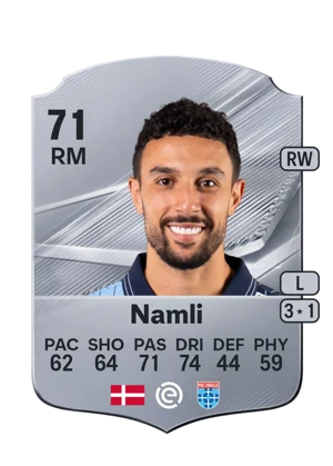 Namli - 71 - Rare EA FC 27 card