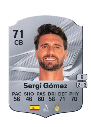 Sergi Gómez - 71 - Rare EA FC 27 card