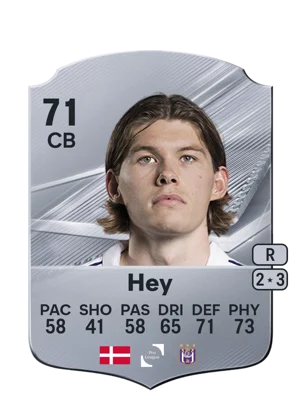 Hey - 71 - Rare EA FC 27 card