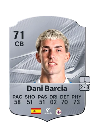 Dani Barcia - 71 - Rare EA FC 27 card