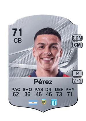 Pérez - 71 - Rare EA FC 27 card