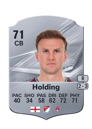 Holding - 71 - Rare EA FC 27 card
