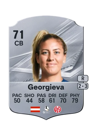 Georgieva - 71 - Rare EA FC 27 card