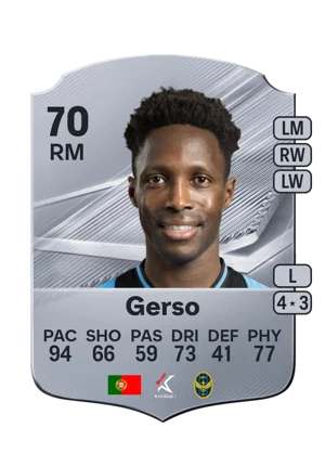Gerso - 70 - Rare EA FC 27 card