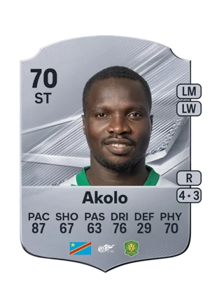 Akolo - 70 - Rare EA FC 27 card