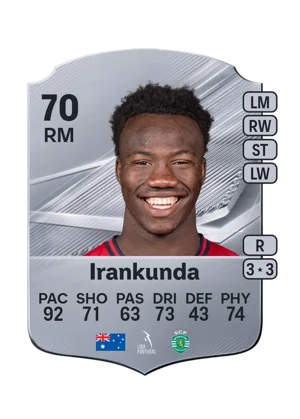 Irankunda - 70 - Rare EA FC 27 card