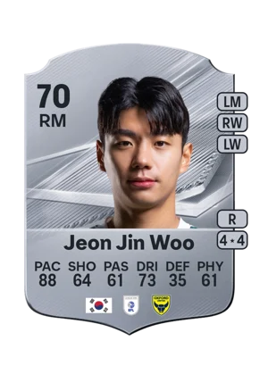 Jeon Jin Woo - 70 - Rare EA FC 27 card