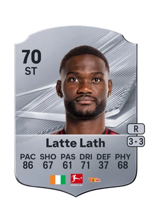 Latte Lath - 70 - Rare EA FC 27 card