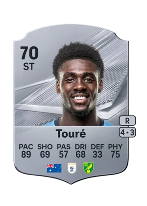 Touré - 70 - Rare EA FC 27 card